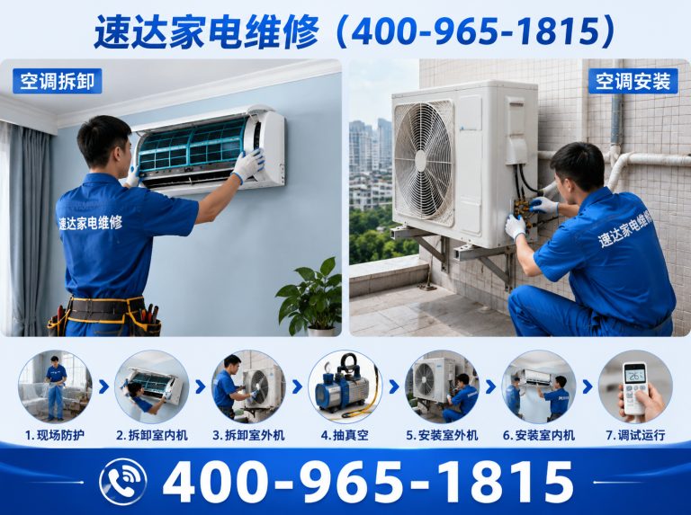 湖州空调拆装展示图